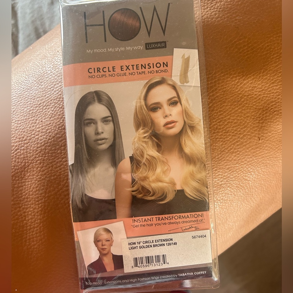 10" How Circle Extension - Light Golden Brown